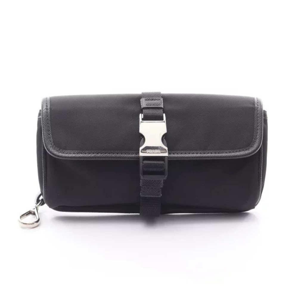Prada Re Sunglasses Case Accessory Saffiano Leather Black